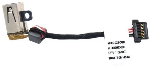 Main image of Replacement AC DC Power Jack Harness Plug in Cable for XPS 12 9Q33 9Q23 NVR98 CN-0NVR98 DC30100OK00