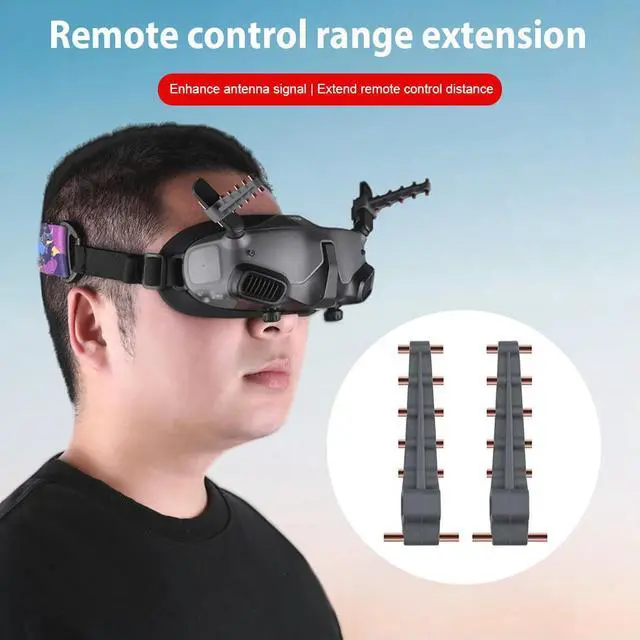 Alt view image 3 of 3 - 2pcs Antenna Amplifier Copper Range Extender Signal Booster Signal Strengthened Drone Extender Accessory for FINI X8 MINI