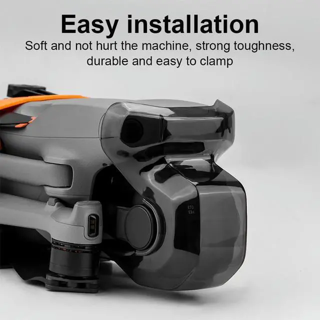 Alt view image 3 of 3 - Gimbal Protector Guard Anti-collision Lens Protective Cover Dustproof Lens Cover Gimbal Cap for AIR 3S Drone Accessories