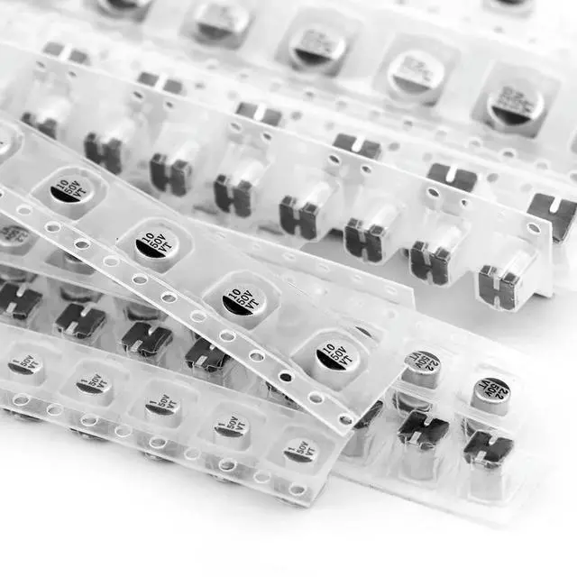 Main image of 130Pcs Aluminum Electrolytic Capacitor Assortment Kit 4.7UF-220UF SMD Aluminum Electrolytic Capacitors Kit for DIY Projects