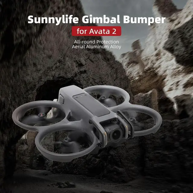 Alt view image 2 of 3 - Camera Lens Protector Bumper Aluminum Alloy Gimbal Bumper Guard Lens Protection Rod for Avata 2 Drone Accessories