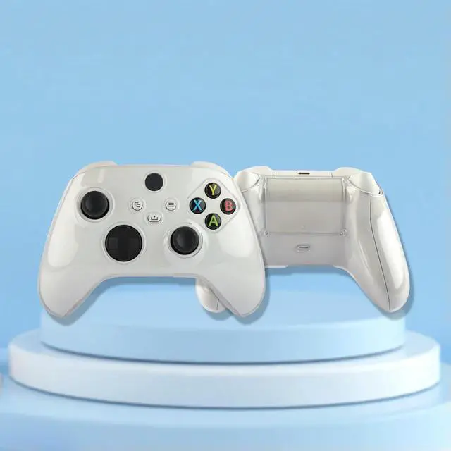 Alt view image 3 of 3 - Hard Protective Case Anti-Slip Clear Crystal Case Shockproof Travel Protective Case for Xbox Series X/S Controller