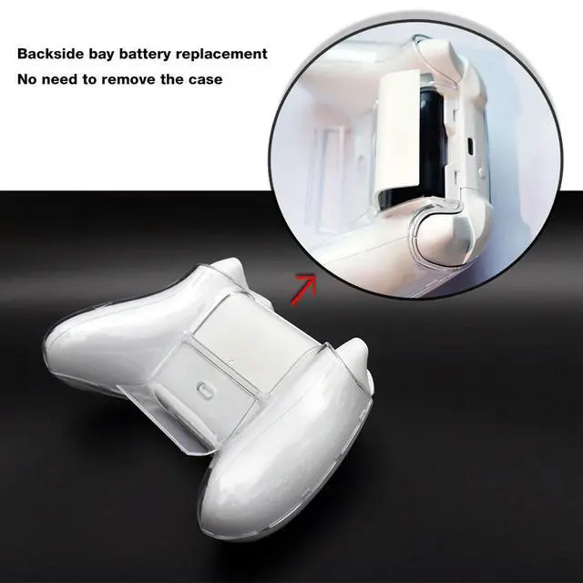 Alt view image 2 of 3 - Hard Protective Case Anti-Slip Clear Crystal Case Shockproof Travel Protective Case for Xbox Series X/S Controller