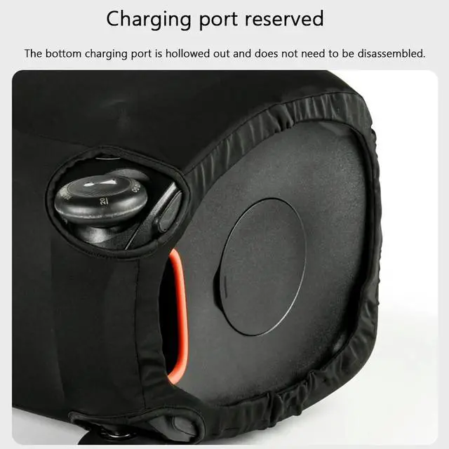 Alt view image 2 of 3 - Speaker Cover Dust Case Lycra High Elasticity Protective Dust Case Dust Protector for JBL Partybox 310 Portable Party Speaker