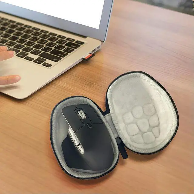 Alt view image 2 of 3 - EVA Hard Carrying Case Impact Resistant Portable Bag Hard Travel Black Case for MX Master 2S/3S Wireless Mouse