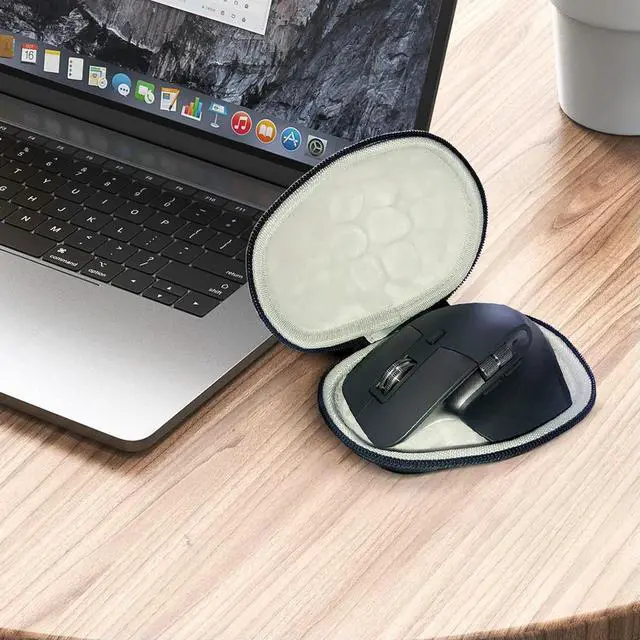Alt view image 3 of 3 - EVA Hard Carrying Case Impact Resistant Portable Bag Hard Travel Black Case for MX Master 2S/3S Wireless Mouse
