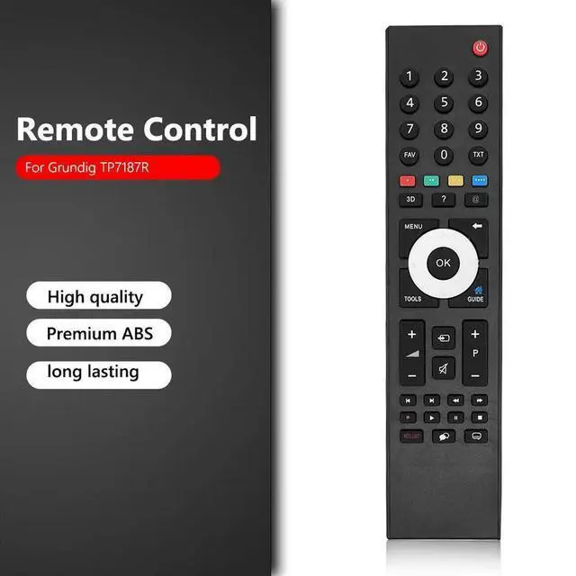 Alt view image 2 of 3 - TV Remote Replace Remote Control ABS Remote Controller Remote Control for Grundig TP7187R TV