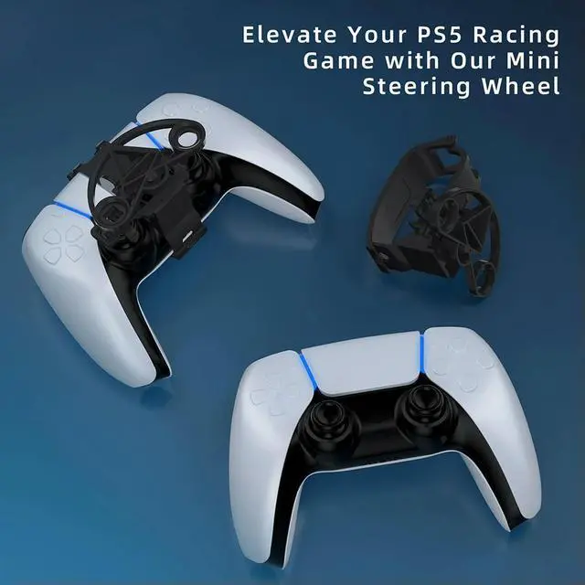 Alt view image 3 of 3 - Mini Game Console Steering Wheel Handle for Game Controller Accessories 3D Printing Auxiliary Replacement Accessories