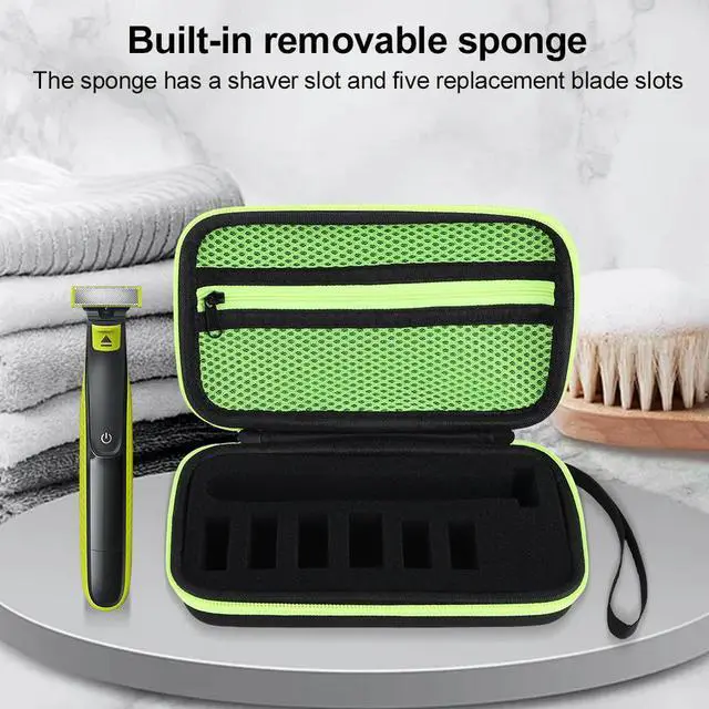 Alt view image 3 of 3 - Electric Trimmer Shaver Travel Case Cover Portable Bag Carrying Bag for OneBlade and Accessories