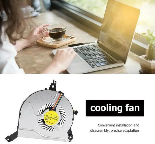 Alt view image 2 of 3 - Laptop CPU Cooling Fan Cooler Notebook Radiator for Pavilion 15-P 15-V 15-K 17-P Series for 767712-001 773447-001