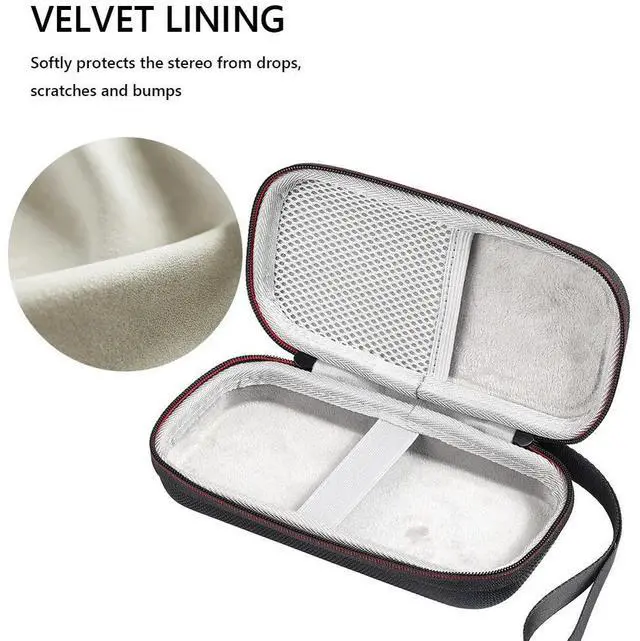 Alt view image 2 of 3 - EVA Retro Video Handheld Game Console Carrying Case Anti-scratch Portable Bag for Beijue 16 Bit/Beico/Tebiyou 3.0 Inch
