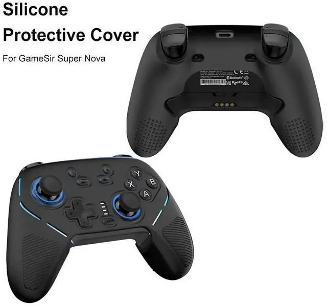 Alt view image 2 of 3 - Silicone Grip Case Cover for GameSir Super Nova Wireless Game Controller Anti-Slip Soft Silicone Case Anti-Drop Protective Cover