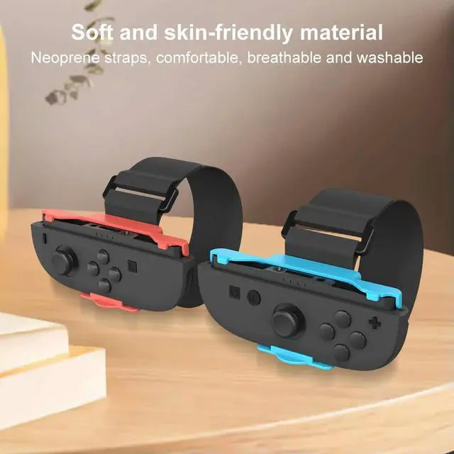 Alt view image 2 of 3 - 2 Pcs Adjustable Game Bracelet Strap Comfortable Armband Breathable Wrist Bands for Nintendo for Switch 2 Joy-Con Accessories