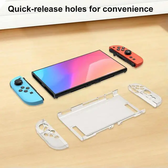 Alt view image 2 of 3 - PC Transparent Box Anti-Scratch Hard Shell Case High Transparency Clear Protector Cover for Switch 2 Game Console
