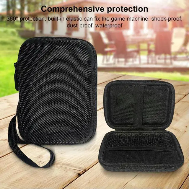 Alt view image 3 of 3 - Carrying Case Shockproof Travel Carry Bag Anti-scratch Game Accessories Box with Mesh Bag for Trimui Brick Protector Accessories