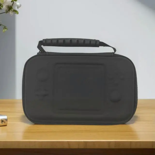 Alt view image 3 of 3 - EVA Portable Carrying Case Waterproof Carrying Bag Anti-Scratch Zipper Handbag for Anbernic RG Cube Retro Handheld Game Console