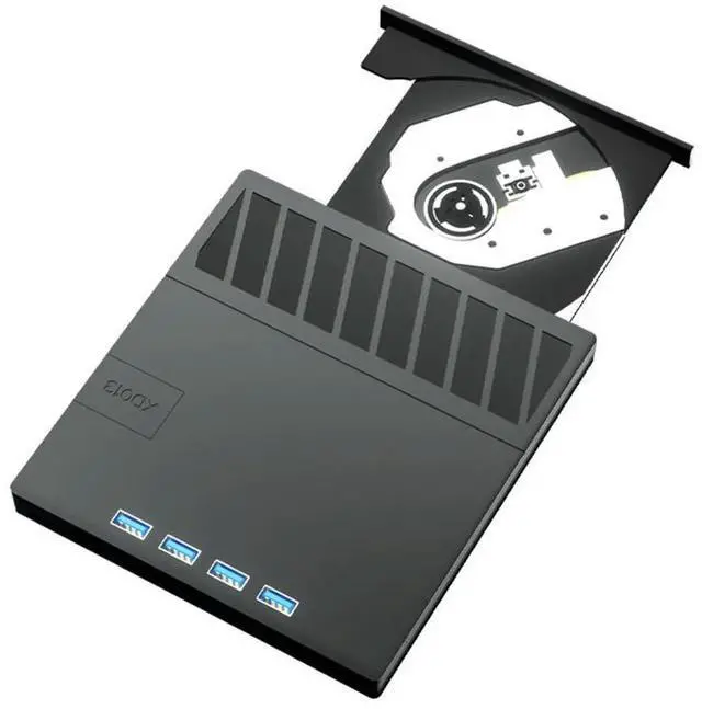 Alt view image 3 of 3 - 7 in 1 USB 3.0 Type C DVD Player Burner Reader with SD/TF Port External CD DVD Drive for XP/7/8/10/11 Laptop Desktop
