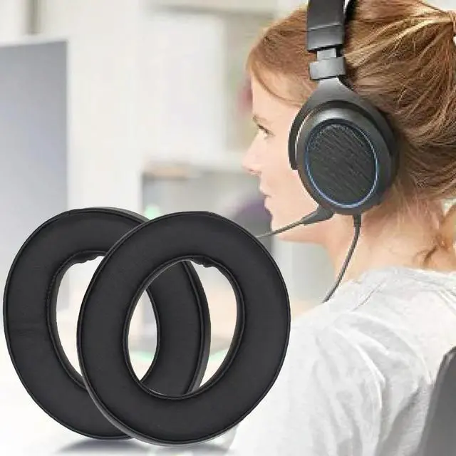Alt view image 3 of 3 - Replacement Ear Pads Cushions L+R Ear Pads Cushion Cover Gaming Headset Noise Isolation Earpads for HS50/HS60/HS70 Pro