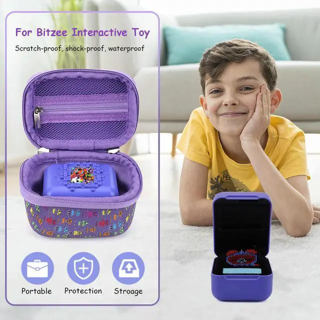 Alt view image 2 of 3 - EVA Hard Carrying Case Waterproof Protective Hard Case Shockproof with Lanyard&Hand Strap for Bitzee Interactive Digital Pet