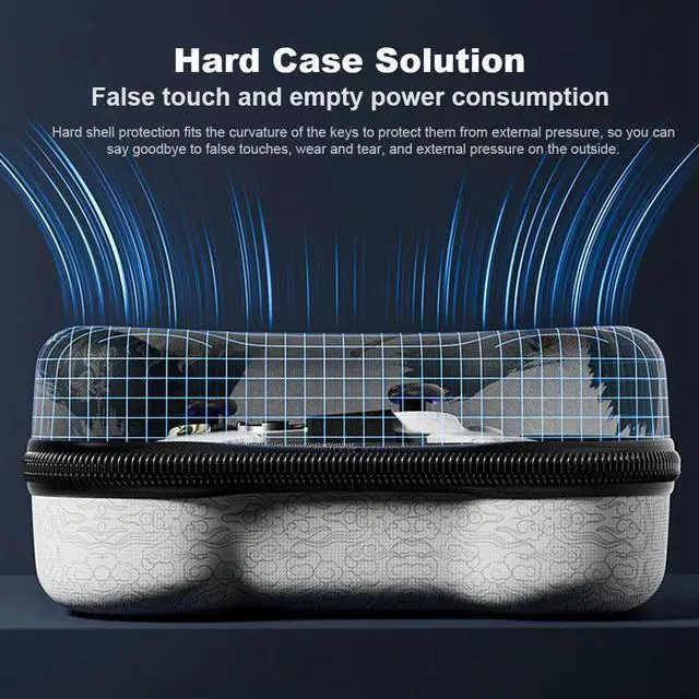 Main image of EVA Hard Travel Carrying Case Shockproof Portable Bag Anti-drop Protective Case for Nintendo Switch Pro/PS5/Xbox Gamepad