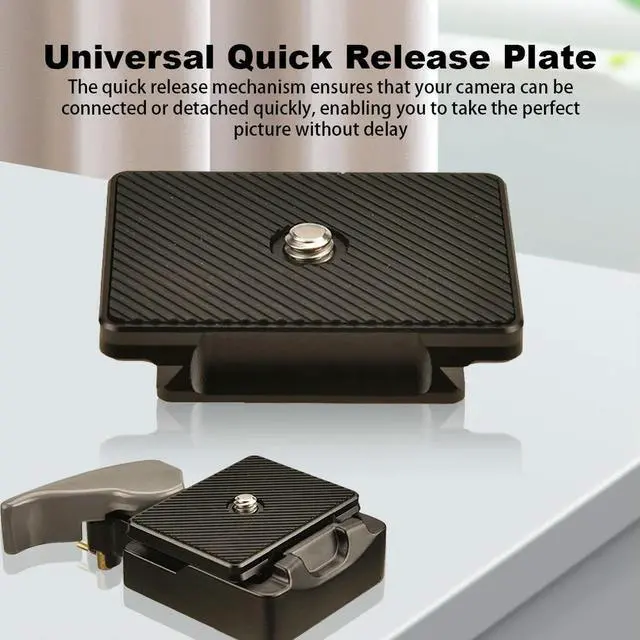Alt view image 2 of 3 - For BEXIN 200PL-PRO Camera Quick Release Plate Aluminum Alloy Mount Adapter Universal for Manfrotto Camera Accessories