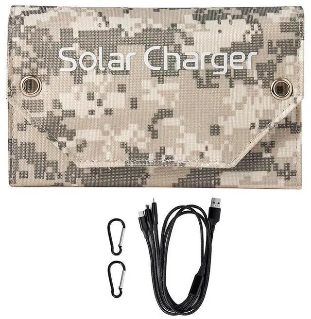 Main image of USB Outdoor Power Bank High Conversion Efficiency 10W 5V Foldable Solar Panel Portable Solar Charger for Hiking Travel