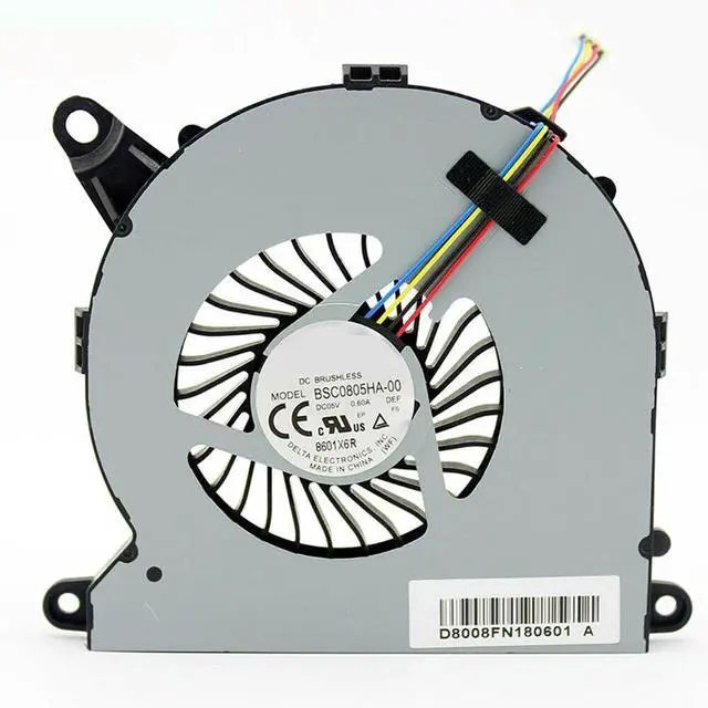 Alt view image 3 of 3 - Computer CPU Cooling Fan DC5V 4 Pin Fan Cooler Radiator PC Replacement Fan for NUC8 NUC8I7BEH NUC8 I3 I5 I7