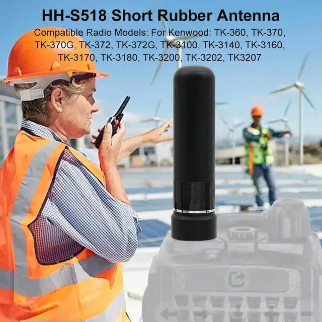 Alt view image 2 of 3 - HH-S518 Mini Antenna SMA-F UV 145/435 Mhz Dual Band Mini Antenna 10W Dual Frequency Antenna for Baofeng TYT Wouxun Icom Kenwood