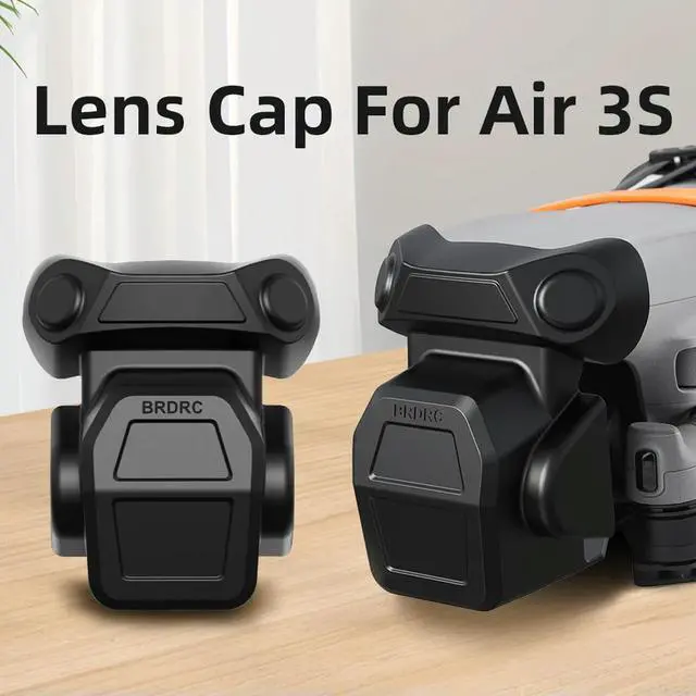 Alt view image 2 of 3 - Gimbal Protector Guard Anti-collision Lens Hood Cap Dustproof Lens Fixed Buckle Cover Cap for AIR 3S Drone Accessories