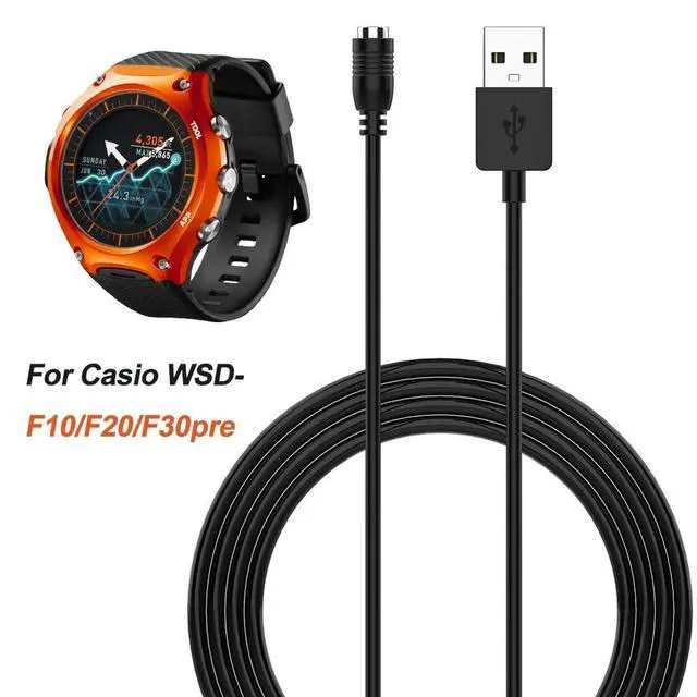 Alt view image 3 of 3 - USB Charging Cable Watch Accessories Fast Charging Cable watch Charger Cord for WSD-F10 WSD-F20 WSD-F30 Pro-trek F21