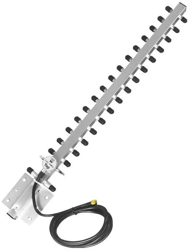 Main image of 2.4Ghz Yagi Antenna 25dBi High Gain Directional Booster Amplifier Modem Cable With RP-SMA Connector for Wireless Network