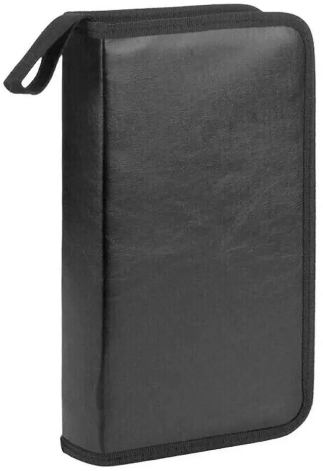 Alt view image 3 of 3 - CD/DVD Disc Carry Case Handbag 80pcs Capacity Portable Disc CD VCD DVD Carry Bag Dustproof Double-side CD DVD Organizer