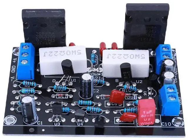 Main image of Tube Power Amplifiers 2SC5200+2SA1943 Power Amplifier Board Mono Channel Power Audio Amplifier Module