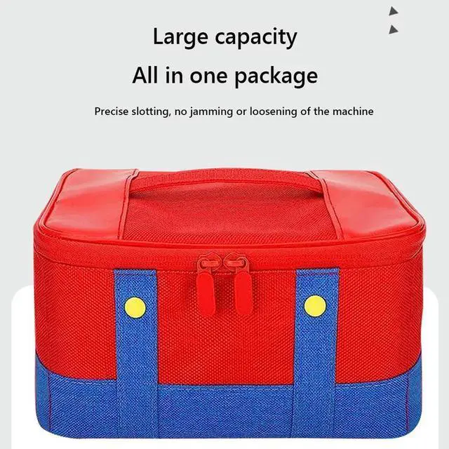 Alt view image 2 of 3 - Large Carrying Protective Case Shockproof Carrying Travel Bag Waterproof Anti-Scratch for NS Switch/Switch OLED Game Accessories