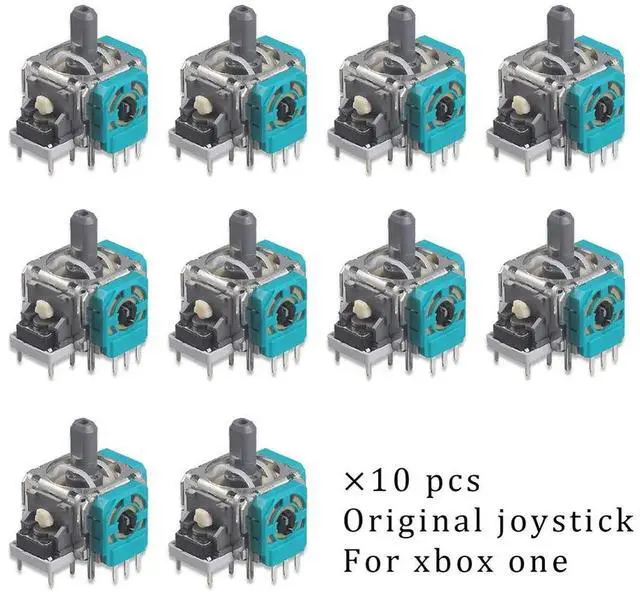 Main image of 10pcs Replacement 3D Analog Joystick ThumbStick Repair Parts Accessory Joystick Replacement for Xbox One Controller