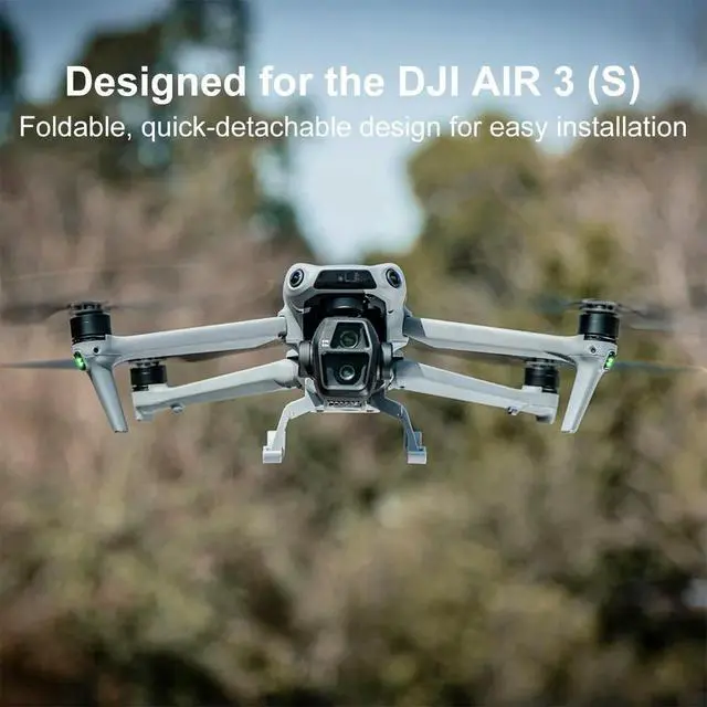 Alt view image 2 of 3 - Landing Gear Foldable Expansion Leg Heighten Quick Release Extended Support Legs Stand Landing Legs Stand for Air 3S/Air 3