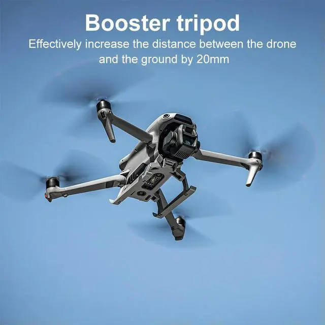 Alt view image 3 of 3 - Landing Gear Foldable Expansion Leg Heighten Quick Release Extended Support Legs Stand Landing Legs Stand for Air 3S/Air 3