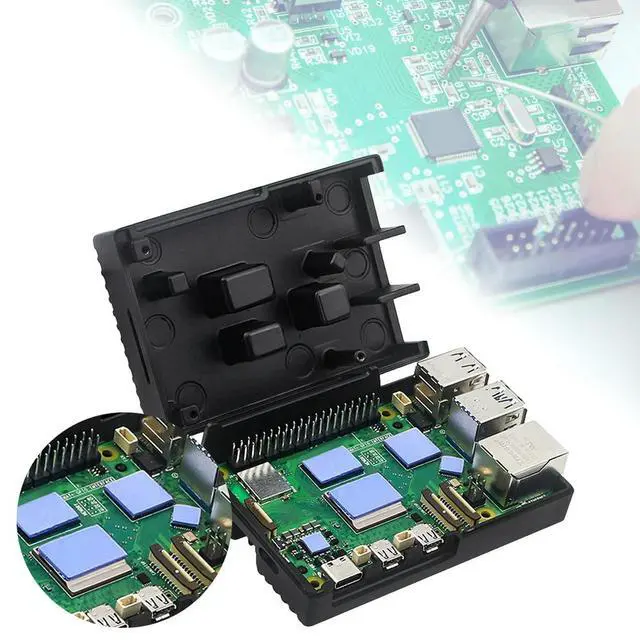Alt view image 2 of 3 - Raspberry Pi 5 Case Raspberry Pi 5 Aluminum Case Anti-Corrosion Aluminum Alloy l Passive Cooling Case Fit for Raspberry Pi 5