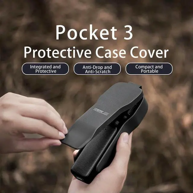 Alt view image 2 of 3 - Portable Protective Shell Shockproof Box with Lanyard Portable Protective Bag for Osmo Pocket 3 Camera Accessories