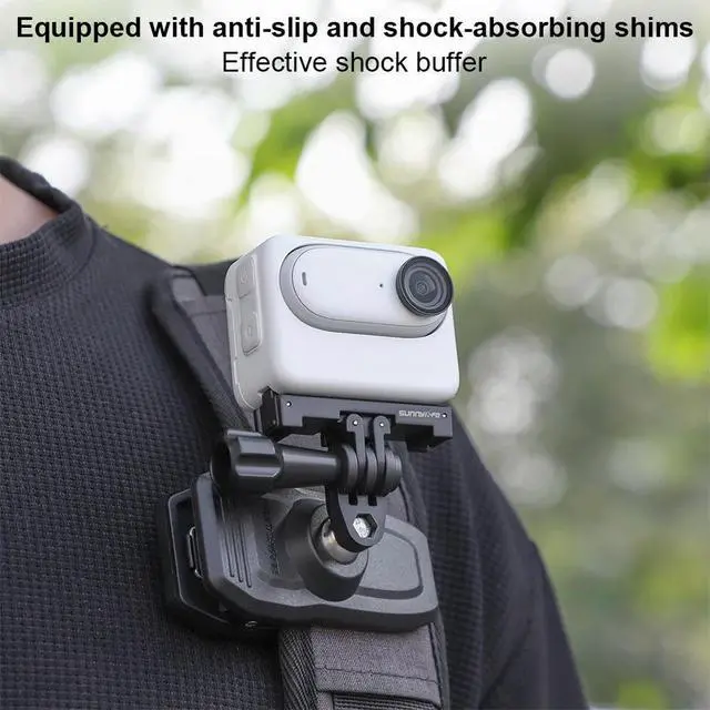 Alt view image 3 of 3 - Magnetic Quick Release Mount Action Camera Selfie Stick Tripod Adapter Expansion Adapter for GO 3S/GO 3 Action Camera