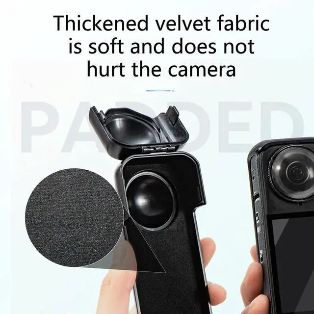 Alt view image 2 of 3 - Protector Case Cover Anti-Scratch Lens Screen Protector Shockproof Waterproof for Insta 360 X4 Action Camera Accessories