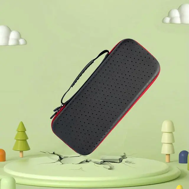 Alt view image 3 of 3 - Hard Carrying Case Shockproof Hard Travel Case Waterproof with Mesh Pocket & Game Slots for Switch Hori Split Pad Pro Controller
