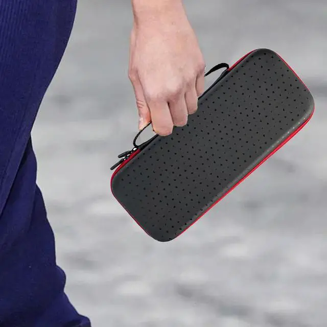 Alt view image 2 of 3 - Hard Carrying Case Shockproof Hard Travel Case Waterproof with Mesh Pocket & Game Slots for Switch Hori Split Pad Pro Controller