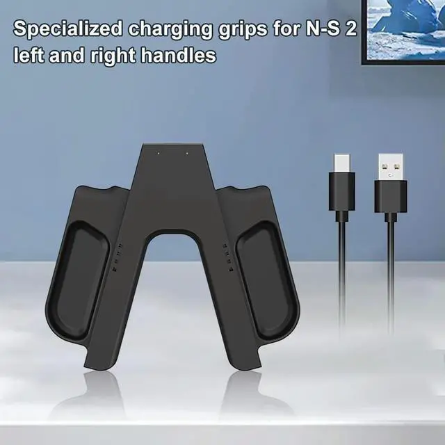 Alt view image 3 of 3 - Controller Charger Charging Dock Magnetic Controller Charger Stand Station for Switch2 Joy-Con Controllers