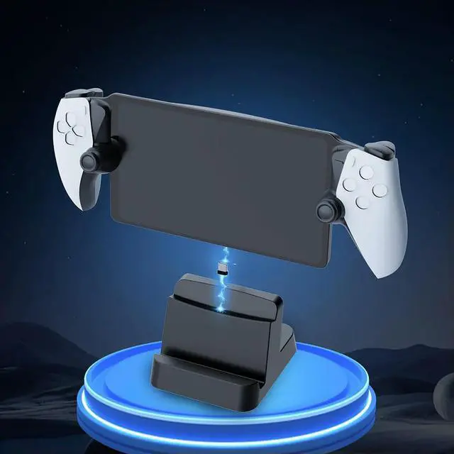 Alt view image 2 of 3 - Charging Station Fast Charging Docking Station with Type-C Adapter Charging Stand Dock for Portal Remote Player