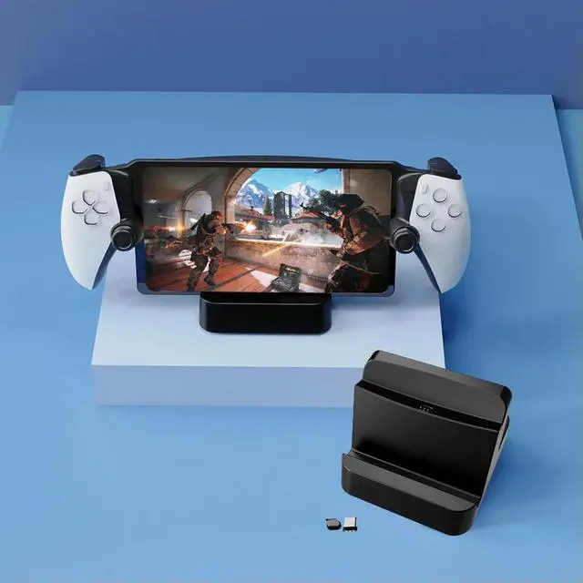 Alt view image 3 of 3 - Charging Station Fast Charging Docking Station with Type-C Adapter Charging Stand Dock for Portal Remote Player