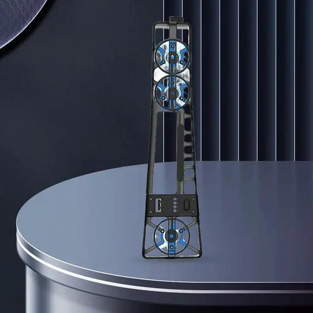Alt view image 2 of 3 - For Slim Cooling Fan with USB 2.0 Port & LED Light 3 Level Adjustable Speed for 5 Slim Disc & Digital Edition