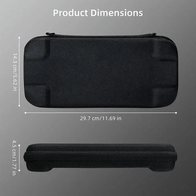 Main image of EVA Carrying Case for Nintendo for Switch 2 Carrying Bag Shockproof Zipper Handbag Anti-drop for Switch 2 Console & Accessories