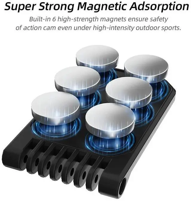 Main image of Magnetic Camera Holder Multifuctional Mount Expansion Adapter Adjustable Bracket Base for Osmo Pocket 3 Camera Accessories