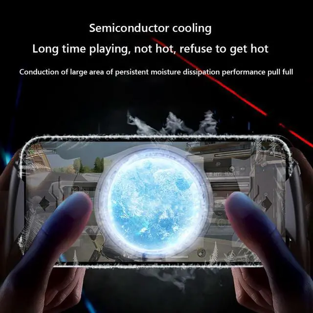 Alt view image 2 of 3 - Mobile Gaming Controller with Cooling Fan Type-C Phone Controller Joystick Mobile Joystick Controller for Android iOS Switch PC